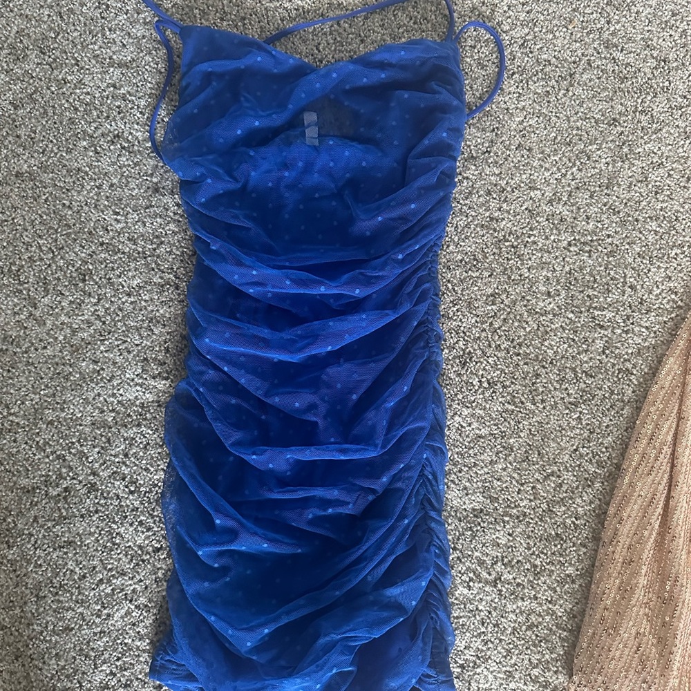 Lucy on the sky homecoming dress royal blue